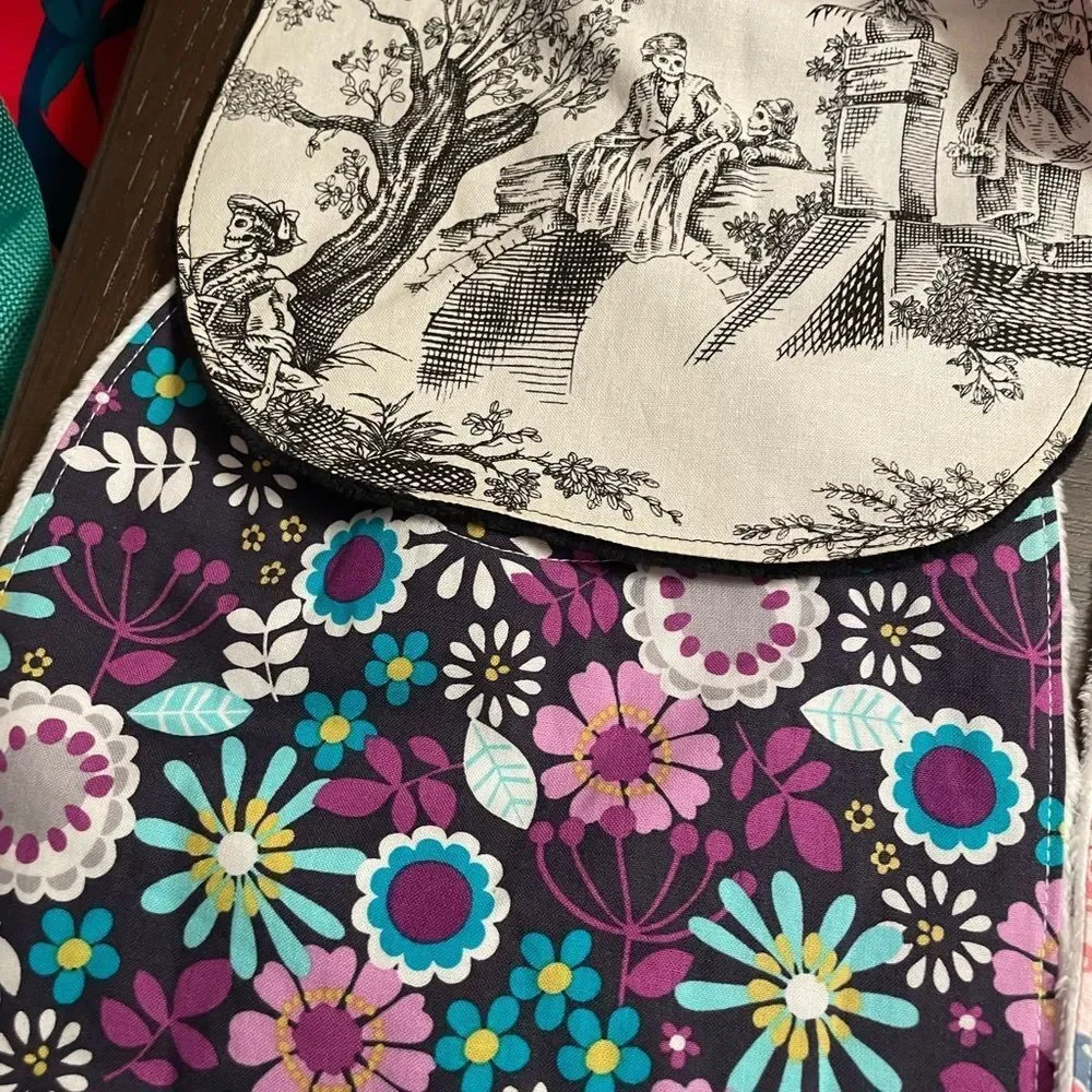 17 Custom Handmade Infant Bibs Gorgeous Patterns and Prints!!